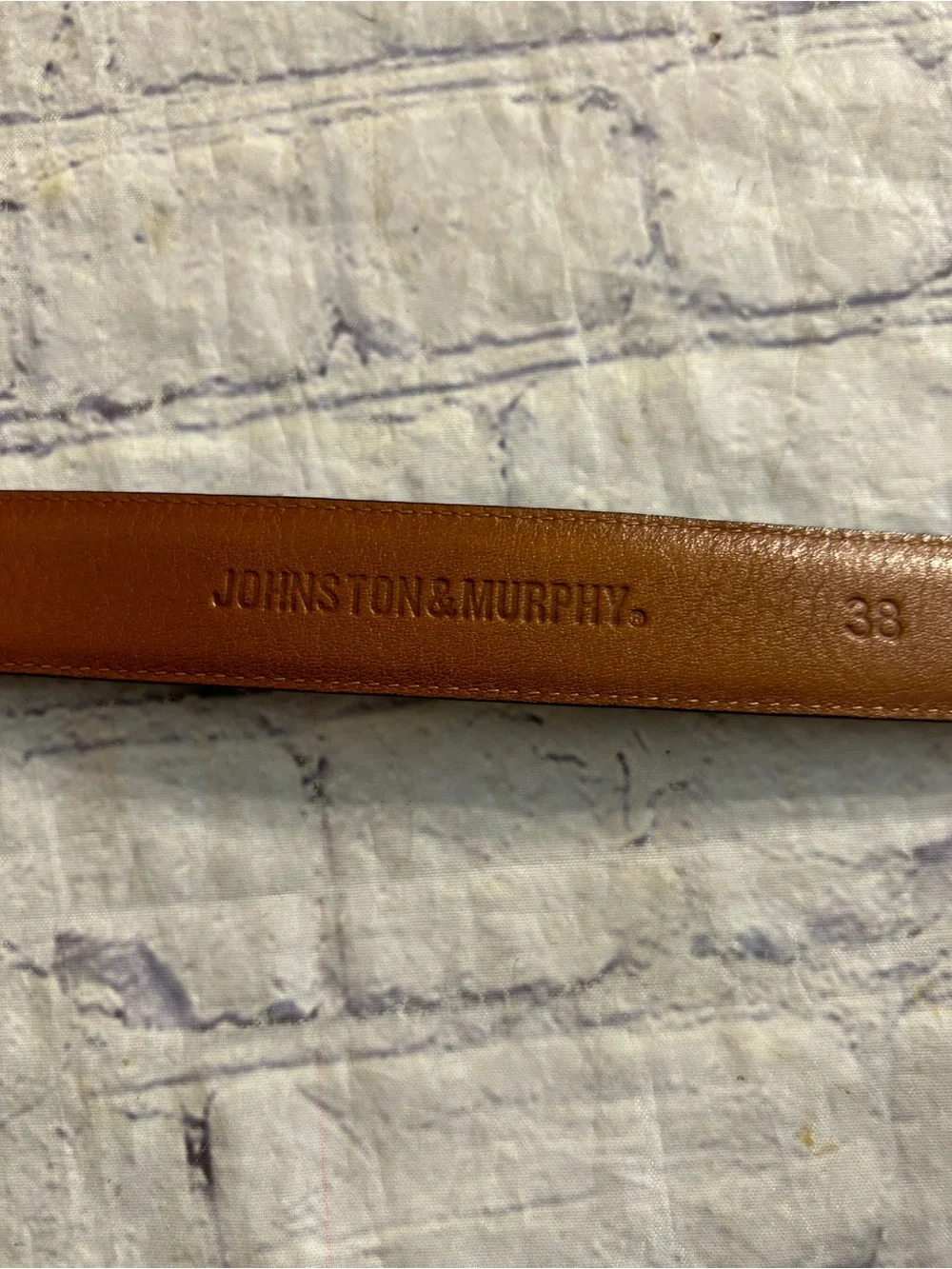 JOHNSTON & MURPHY BLACK PEBBLE GRAIN & 346 BROOKS BROTHERS CROC BELTS 38/40